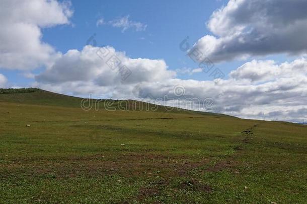 美丽的看法关于<strong>呼伦贝尔大草原</strong>采用内部的蒙古,Ch采用a