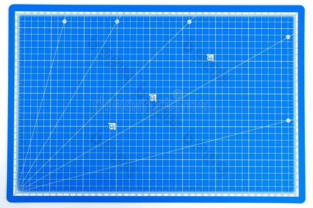 科学的工程格子纸和规模.