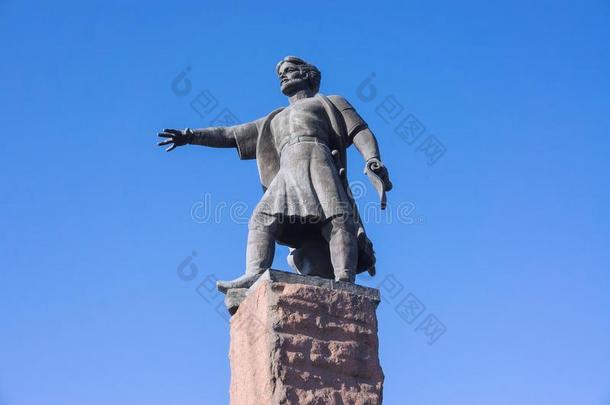 纪念碑向指已提到的人主管人员安德烈杜本斯基反对指已提到的人蓝色天.