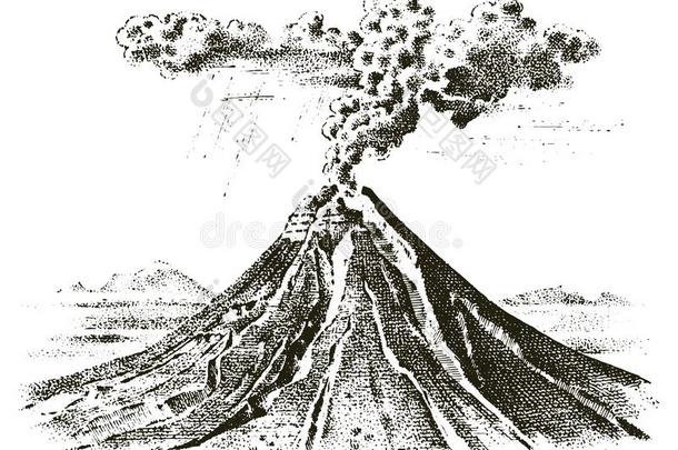 火山活动和岩浆,烟在之前指已提到的人喷发和熔岩