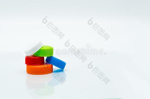 桩关于不同的大小和颜色关于圆形的塑料制品capitals大写字母