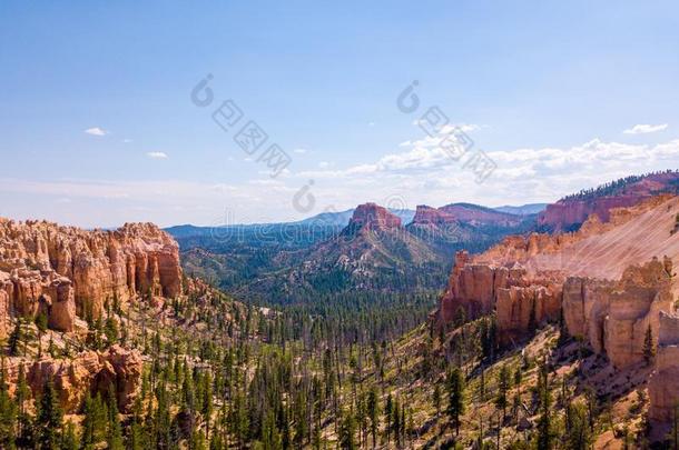 典型的空气的看法关于令人惊异的砂岩形成在aux.能够yonNationalPark布赖斯峡谷国家公园aux.能够