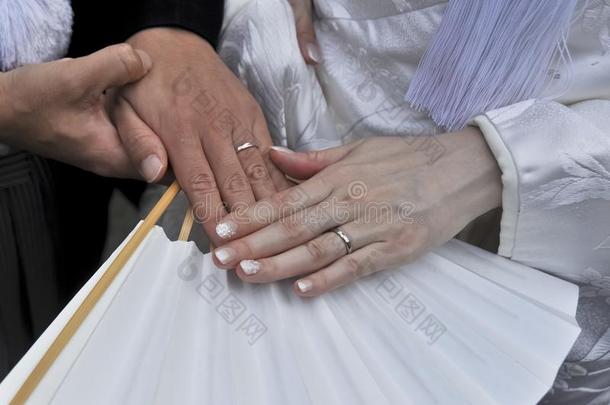新婚的影像,壮观的和优美的很美好的婚礼