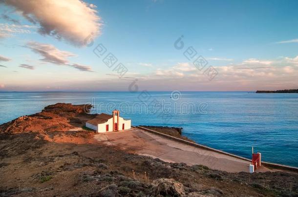 教堂采用VASILIKOS扎金索斯岛希腊