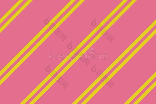 无缝的模式.粉红色的条纹向黄色的背景.有条纹的diagram图表