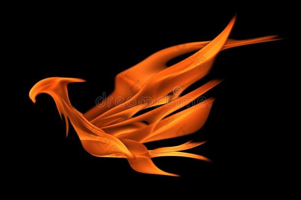 火火焰采用鸟形状