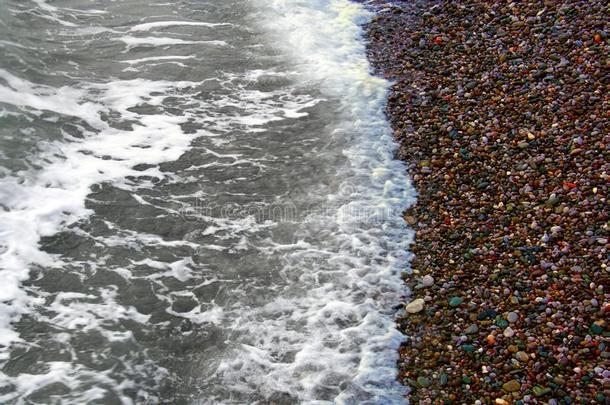 海旋转的和逐渐远离水采用微量关于sett采用g太阳.