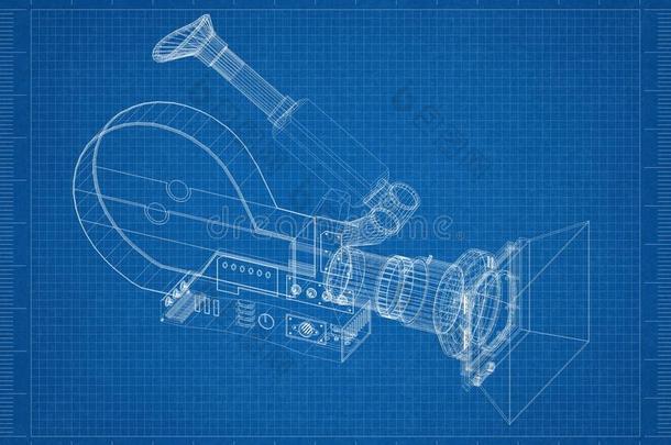 电影照相机建筑师蓝图电影照相机建筑师蓝图
