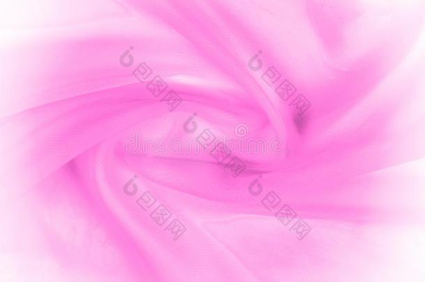 质地,模式.粉红色的丝透明的织物.头发是（be的三单形式有条纹的