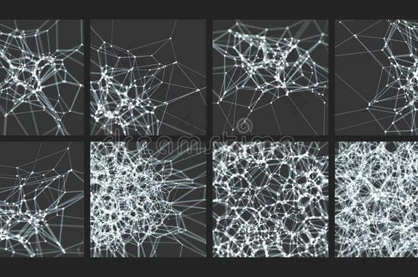 格子框架结构.科学或科技背景.图解的design设计