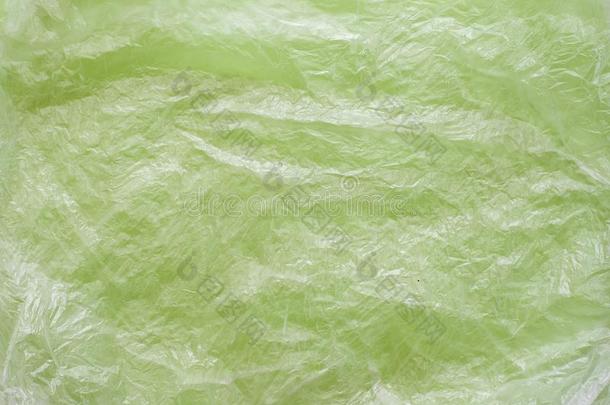 背景关于透明的摺皱的塑料制品袋