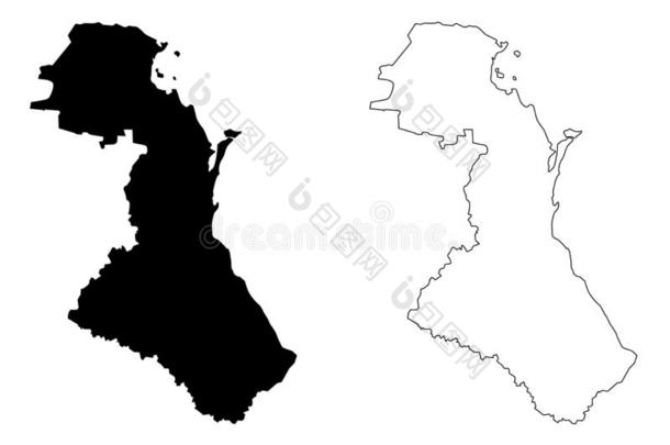 达吉斯坦地图矢量