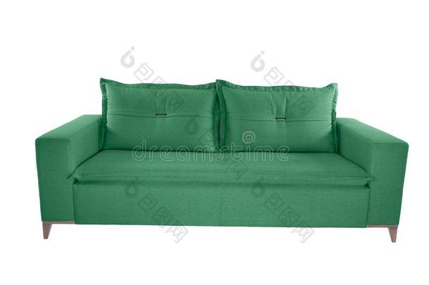 现代的颜色绒面革长沙发椅沙发隔离的