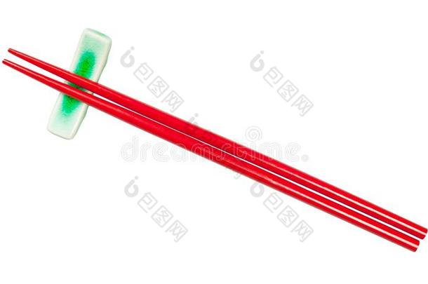 顶看法关于红色的<strong>筷子</strong>向<strong>筷子</strong>休息