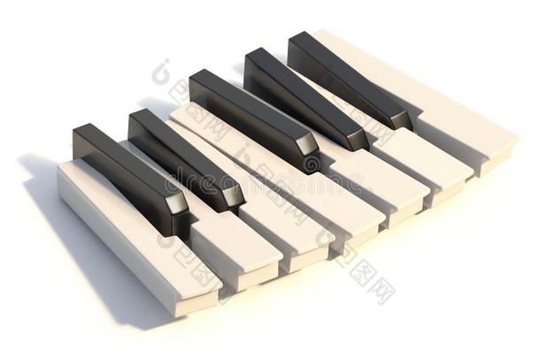无序抽象的钢琴键盘num.一八度音3英语字母表中的第四个字母