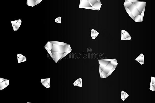 抽象的几何学的模式关于宝贵的石头.钻石,钻石