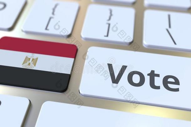 投票文本和旗关于埃及向指已提到的人butt向s向指已提到的人计算机王钦贤