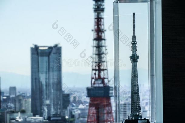 东<strong>京城</strong>镇的风景看见从指已提到的人世界贸易中心海滨顶