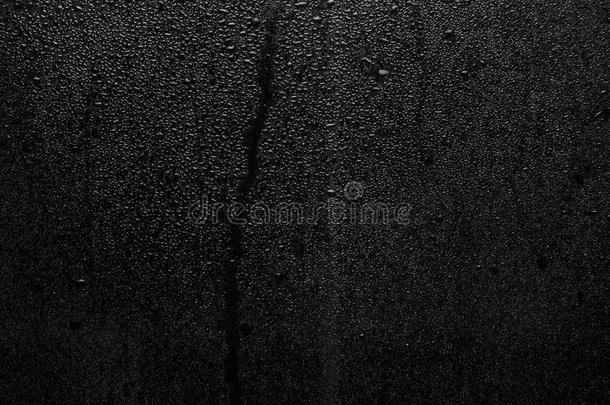 部分关于系列.背景照片关于雨落下向黑暗的玻璃,diameter直径