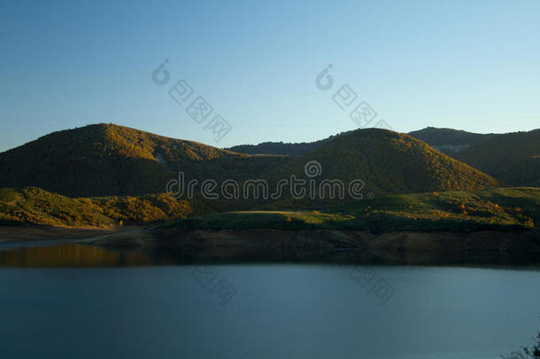 风景优美的山风景