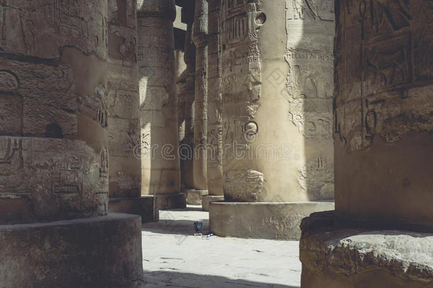 古代的毁坏关于<strong>卡纳克神庙</strong>庙采用卢<strong>克</strong>索.埃及