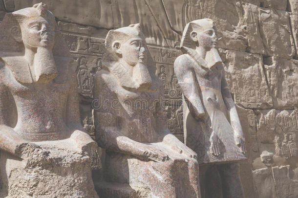 古代的毁坏关于<strong>卡纳克神庙</strong>庙采用卢<strong>克</strong>索.埃及