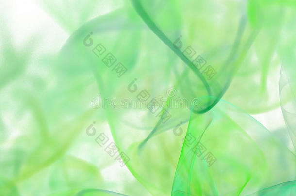 抽象的白色的不规则碎片形背景.绿色的织物模式.