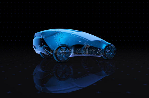 将来的蓝色字母x-射线观念汽车.3英语字母表中的第四个字母ren英语字母表中的第四个字母ering