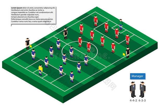 足球队形成模型和草田