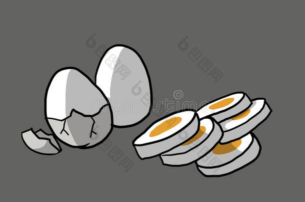 煮熟的卵说明
