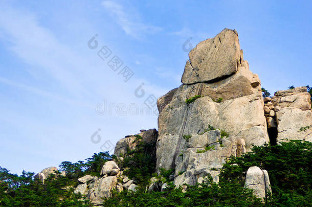 崂山山岩石采用Q采用gdao