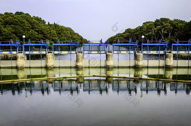 湖潟湖、沼泽,华冷西亚斜纹薄呢,西班牙.