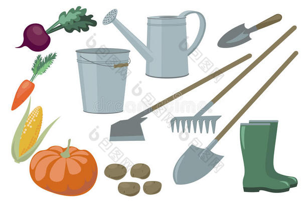 农场花园存货清单放<strong>置物</strong>料项目原理和蔬菜收割