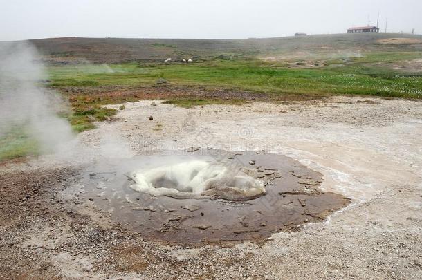 伟大的惠拉韦德利地热的采用冰岛