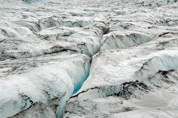 大的冰河在凯文·福约尔,冰岛