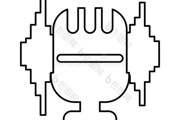 扩音器声音隔离的偶像