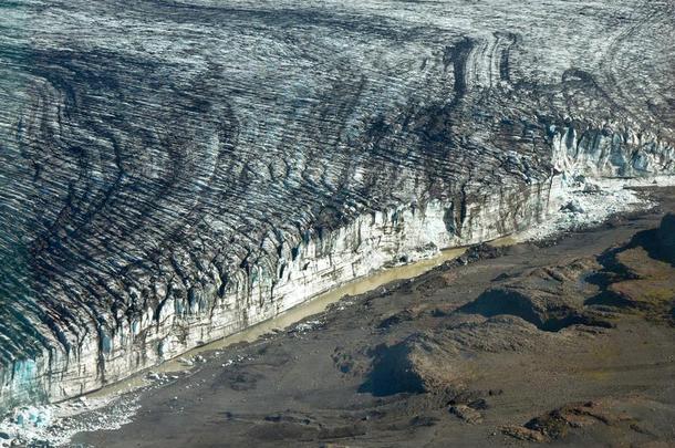 SkafaFellskull冰河冰碛空气的看法,斯卡夫塔费德国家