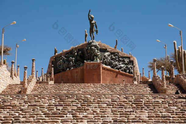 指已提到的人纪念碑向指已提到的人英雄关于独立-乌马瓦卡-阿根蒂