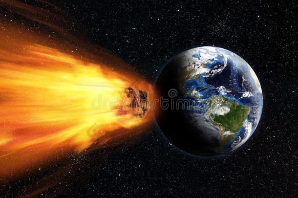小行星地球相撞