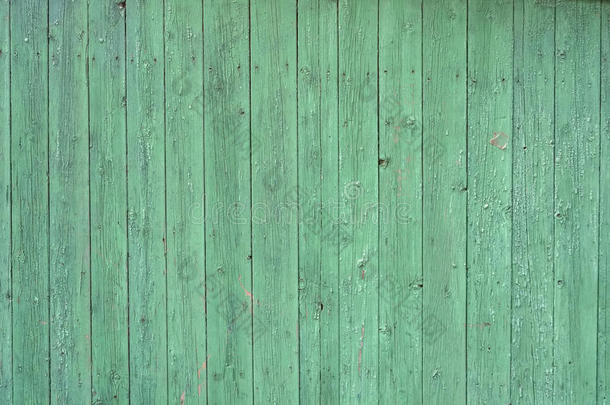 绿色的木制的木板背景