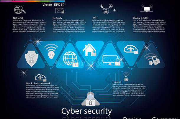 信息图表观念计算机的安全偶像为蜘蛛网.额外费用quality质量