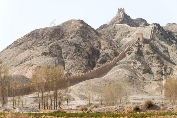 甘肃,中国-一pprentice学徒142015:伸出伟大的墙.一f一mous他的