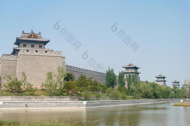 山西,中国-氏族212015:大同城市墙.一f一mous历史