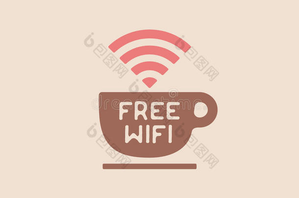海报和杯子关于c关于fee和文本自由的WirelessFidelity基于IEEE802.11b标准的无线局域网