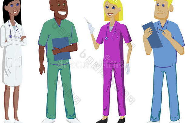 医学放置和医生,护士,住院实习医生和外科医生.医学的stationary稳定的