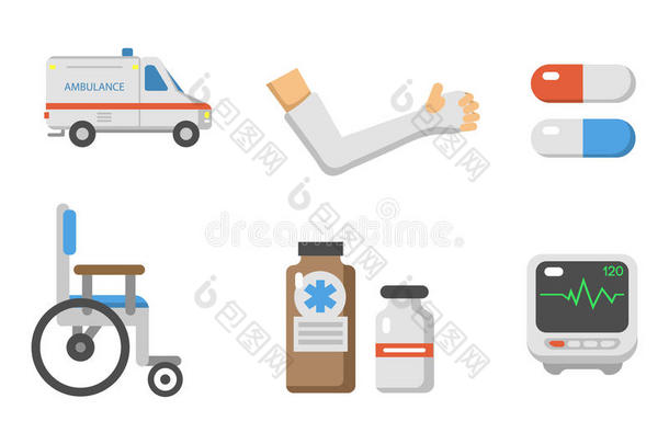 医学的偶像放置关心救护车医院紧急情况人制药公司