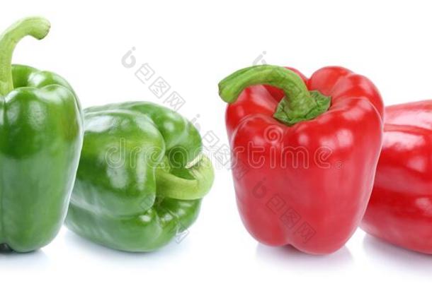 钟胡椒胡椒s<strong>红辣椒红辣椒</strong>s富有色彩的蔬菜隔离的