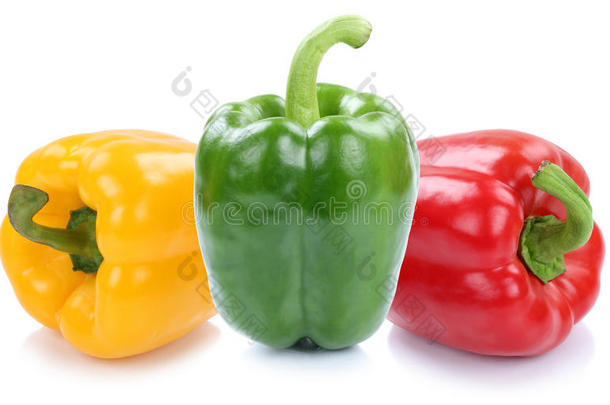 钟胡椒胡椒s红辣椒红辣椒s富有色彩的蔬菜隔离的