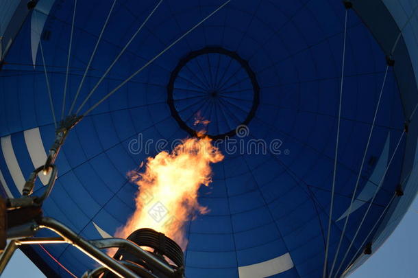 热的天空气球火焰
