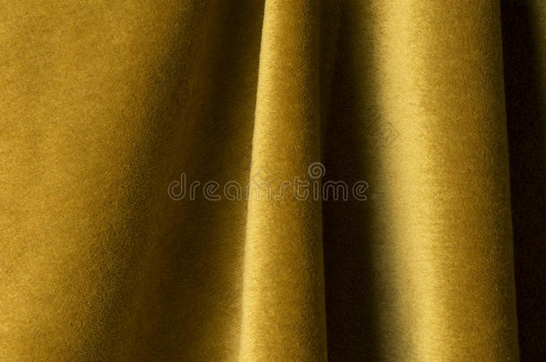 金色的丝绒织物背景,丝绒,马海毛,开司米影响.